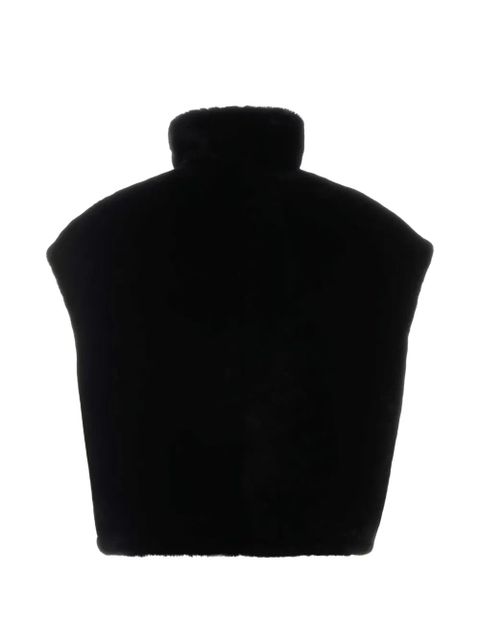 Prada high-neck zipped gilet - Black - zdjęcie produktu nr 2