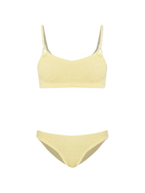 Hunza G Phoebe twisted crinkle bikini - Yellow - zdjęcie produktu nr 1