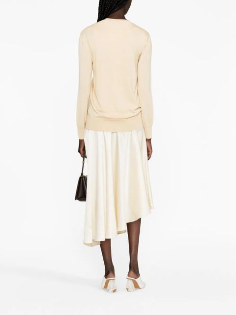 Jil Sander crew-neck wool jumper - Neutrals
