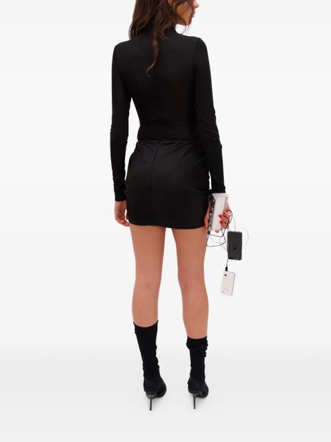 AREA turtleneck bodysuit - Black