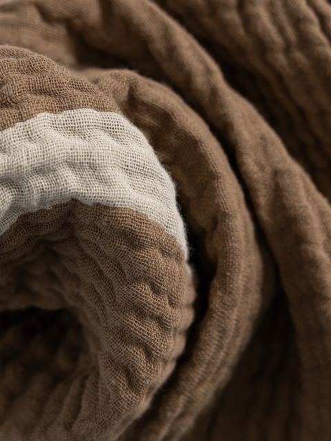 Calvin Klein szalik bawełniany - zdjęcie produktu nr 2