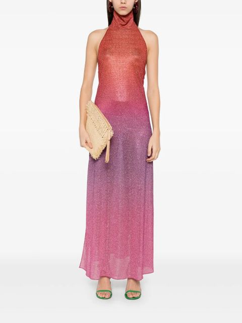 Oséree lurex midi dress - Pink