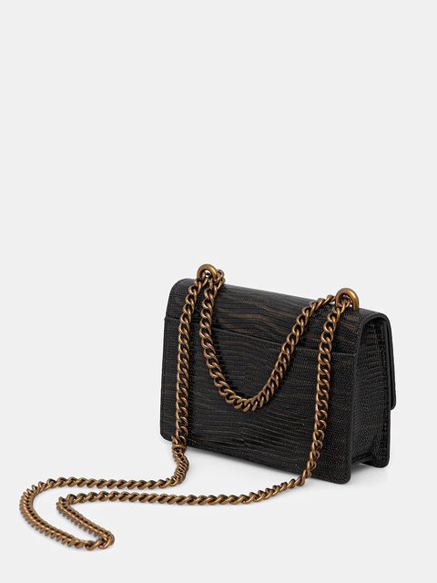 Kurt Geiger London torebka skórzana SHOREDITCH kolor czarny 3536209709