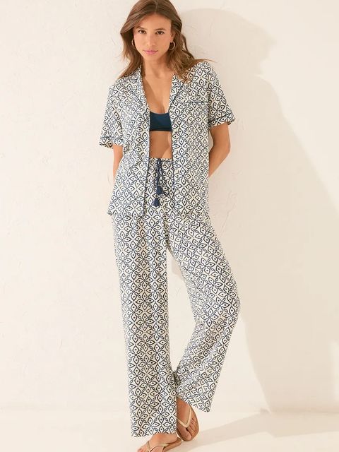 women'secret piżama damska kolor granatowy 4852092 - zdjęcie produktu nr 1