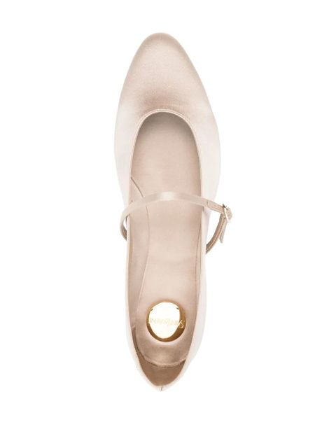 Saint Laurent Gio ballet flats - Neutrals