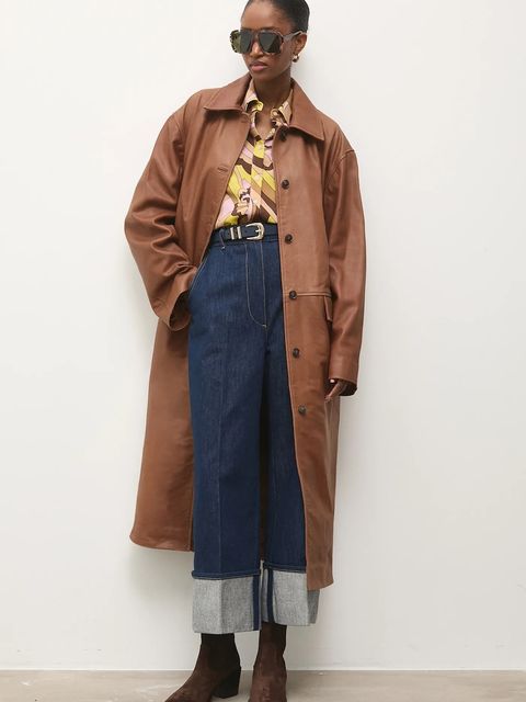 Answear.LAB sztyblety zamszowe kolor brązowy na słupku