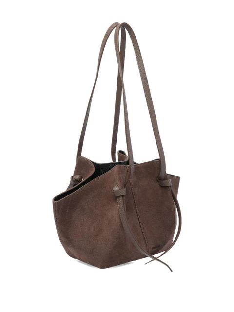 Yuzefi large Mochi suede shoulder bag - Brown - zdjęcie produktu nr 2