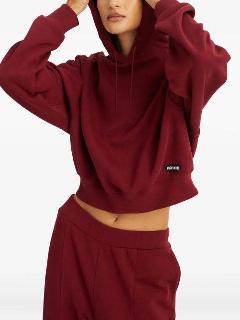 ROTATE BIRGER CHRISTENSEN drawstring hoodie - Red