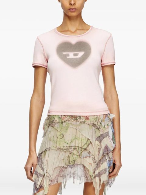 Diesel T-Ele T-Shirt - Pink