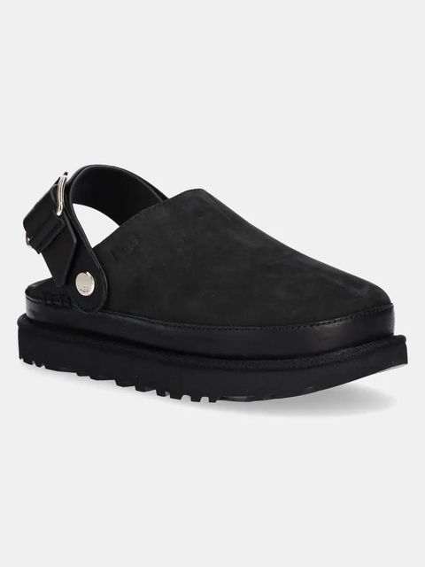 UGG klapki Goldenstar Villa Clog damskie kolor czarny na platformie 1169590-BLK - zdjęcie produktu nr 1