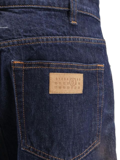 MM6 Maison Margiela faded-effect jeans - Blue
