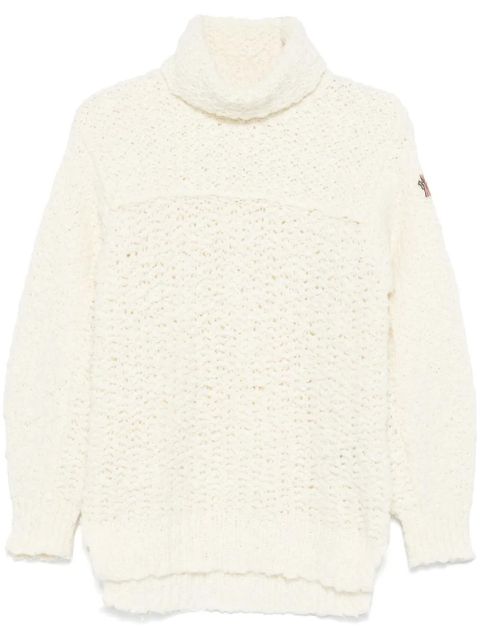 Moncler Grenoble polo-neck sweater - White - zdjęcie produktu nr 1