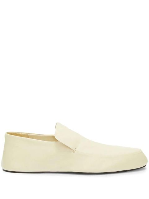 Jil Sander slip-on leather loafers - White - zdjęcie produktu nr 1