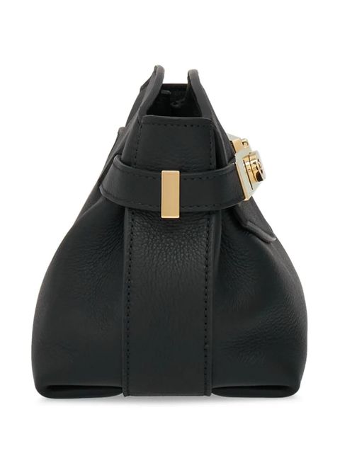 Ferragamo small Hug leather crossbody bag - Black
