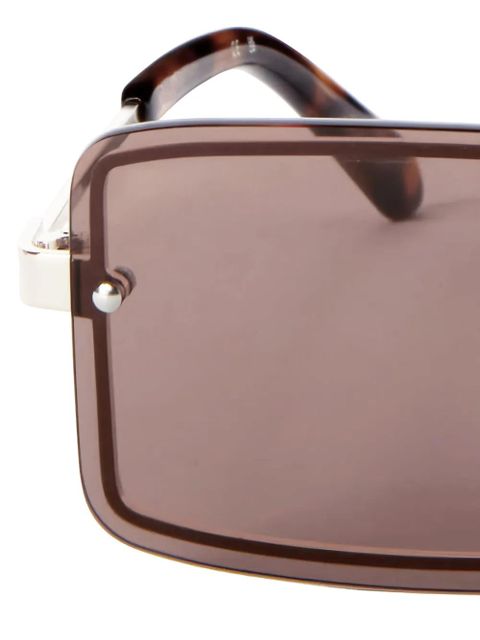 Off-White Tampa square sunglasses - Silver