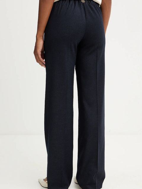 Twinset spodnie z dodatkiem wełny