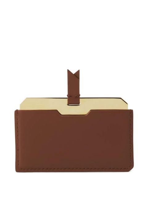 Lanvin leather stitched cardholder - Brown - zdjęcie produktu nr 2