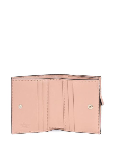 Valentino Garavani studded leather wallet - Gold