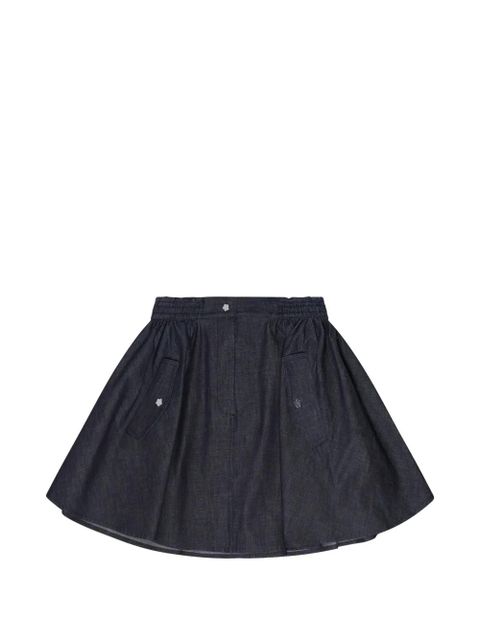 Cecilie Bahnsen flower-button flared skirt - Blue - zdjęcie produktu nr 2