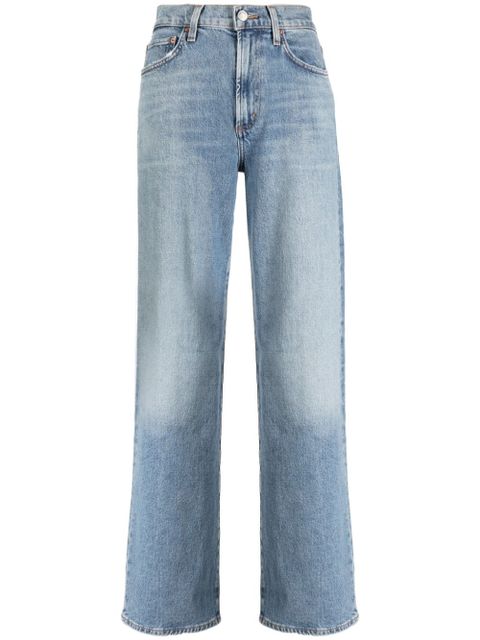 AGOLDE Harper mid-rise straight-leg jeans - Blue - zdjęcie produktu nr 1