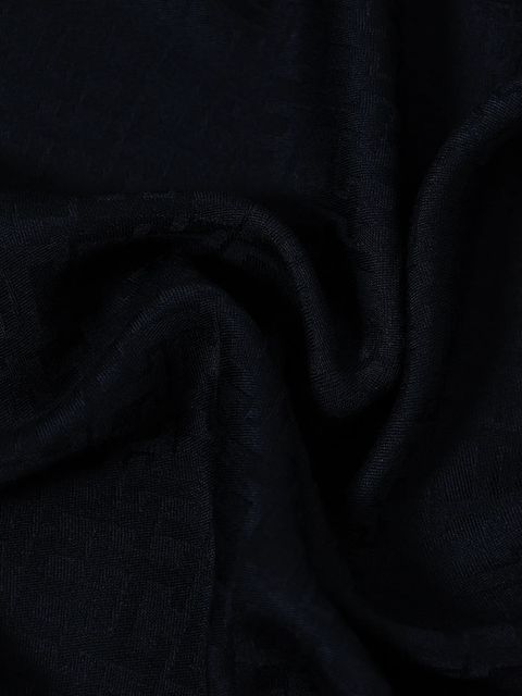 Tommy Hilfiger apaszka jedwabna damska kolor granatowy wzorzysta AW0AW17967