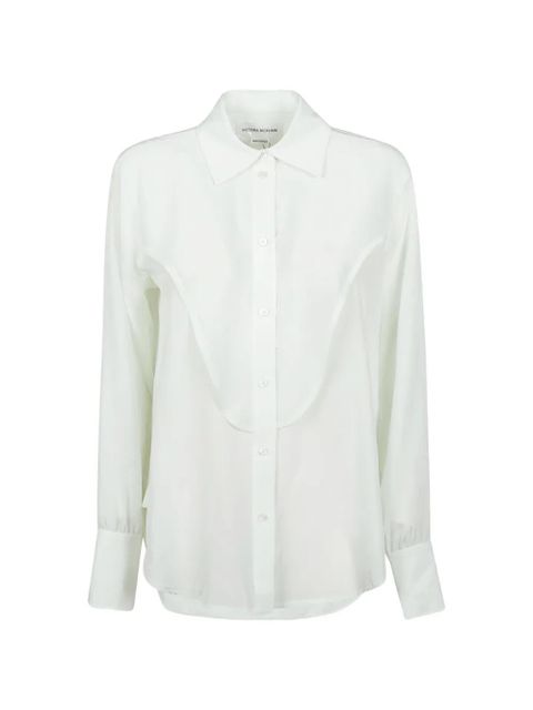 Victoria Beckham button-up collared shirt - White - zdjęcie produktu nr 1