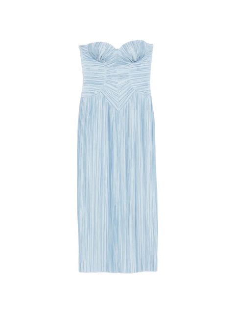 Cult Gaia sweetheart pleated dress - Blue - zdjęcie produktu nr 1