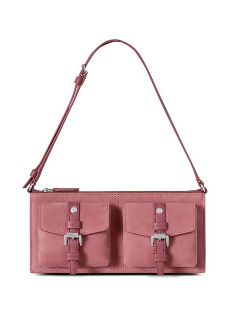 Mulberry Roxanne buckled suede shoulder bag - Pink - zdjęcie produktu nr 1