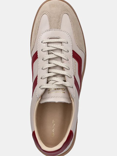 Gant sneakersy skórzane Cuzima damskie kolor beżowy 31531040