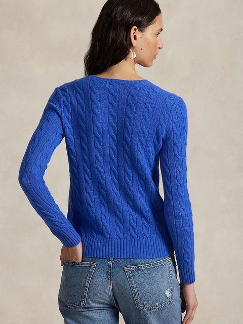 Polo Ralph Lauren sweter damski kolor niebieski lekki 211971865 - zdjęcie produktu nr 2