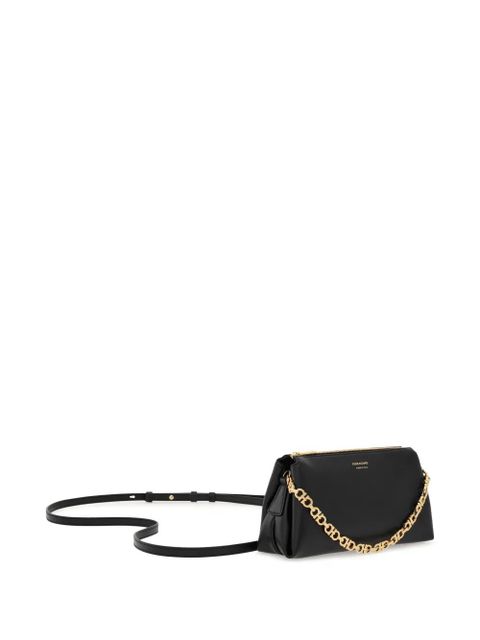 Ferragamo Gancini chain cross body bag - Black