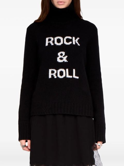 Zadig&Voltaire Rock & Roll high-neck sweater - Black