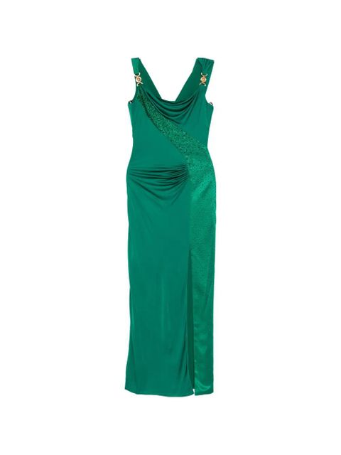 Versace crystal-embellished maxi dress - Green - zdjęcie produktu nr 1