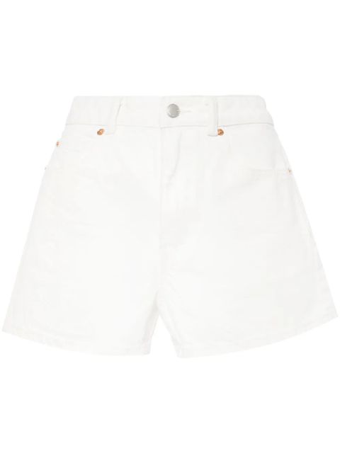 Alexander Wang high-waisted logo cut-out shorts - White - zdjęcie produktu nr 1
