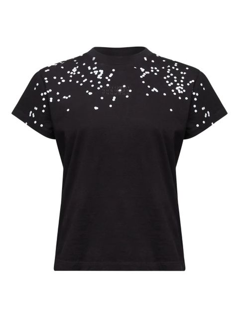 MM6 Maison Margiela printed short-sleeve T-shirt - Black - zdjęcie produktu nr 1