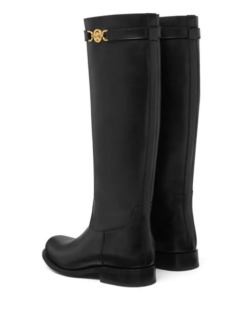 Versace Medusa '95 knee-high boots - Black - zdjęcie produktu nr 2