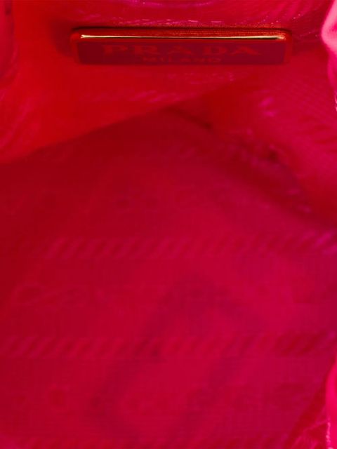 Prada Mini Icon Re-nylon keychain charm - Pink