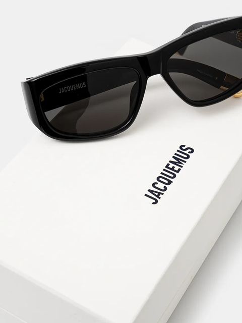 Jacquemus okulary przeciwsłoneczne PILOTA kolor czarny JAC2C1SUN