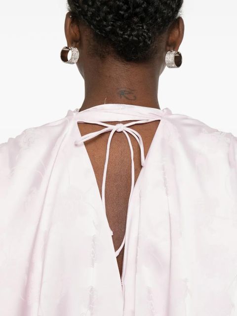 ROTATE BIRGER CHRISTENSEN floral-jacquard mini dress - Pink