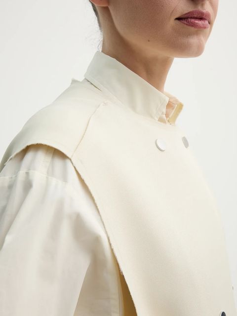 Day Birger et Mikkelsen płaszcz Chapin damski kolor beżowy przejściowy dwurzędowy DAY65243662