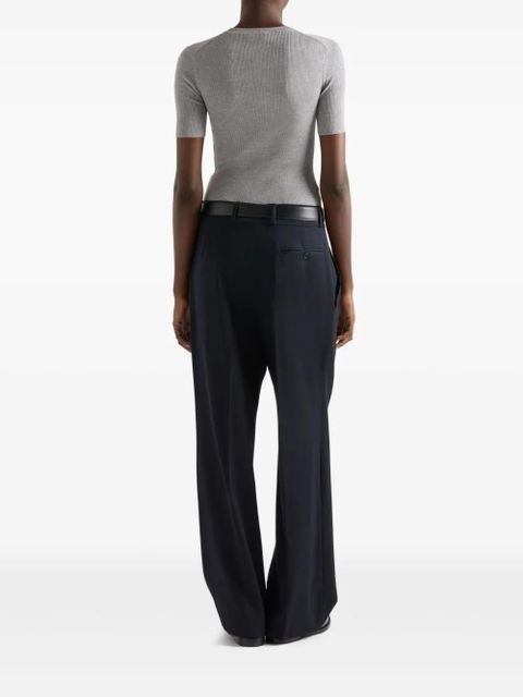 Prada ribbed-knit top - Grey - zdjęcie produktu nr 2