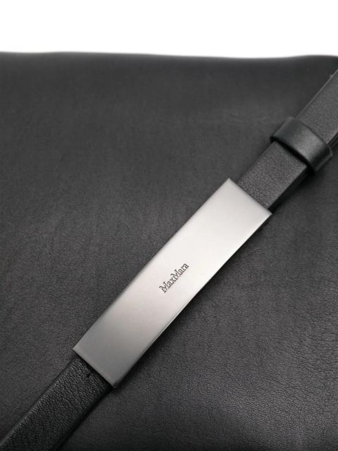 Max Mara small Clasp clutch bag - Black