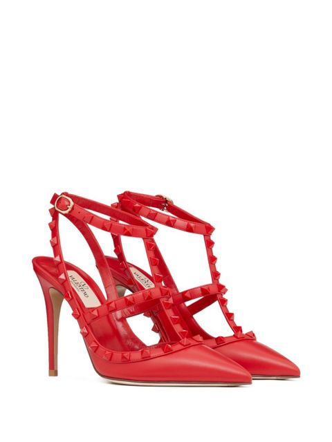 Valentino Garavani Rockstud pumps - Red