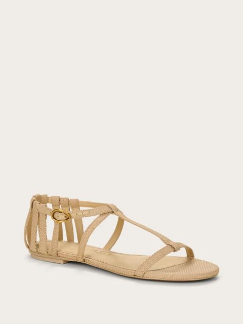 Cult Gaia leather sandals - Neutrals