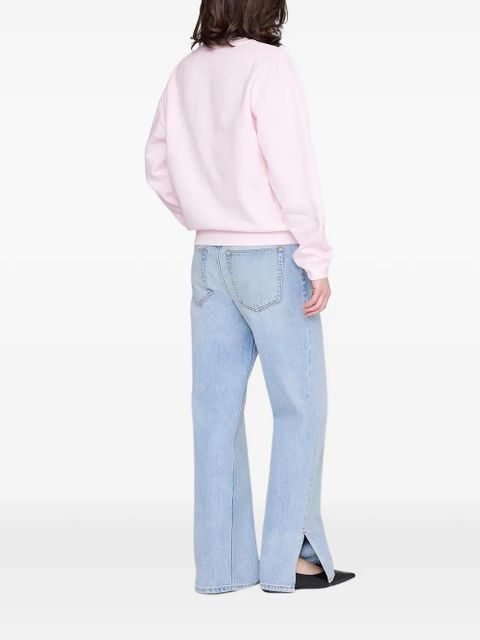 ANINE BING embroidered sweatshirt - Pink