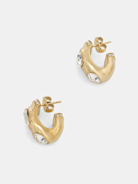 Guess kolczyki damskie ze stali nierdzewnej z cyrkonią MAMOUNIA - zdjęcie produktu nr 2