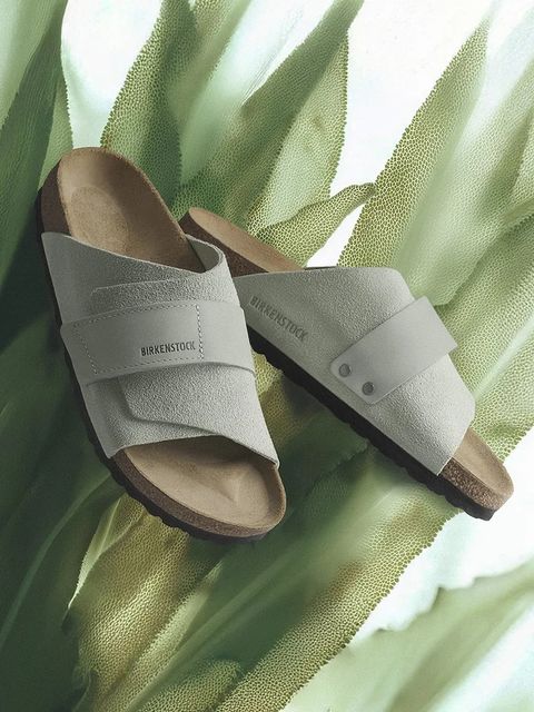 Birkenstock klapki zamszowe Kyoto