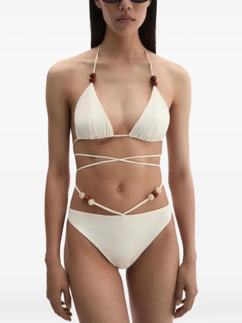 Magda Butrym beaded bikini - Neutrals - zdjęcie produktu nr 2