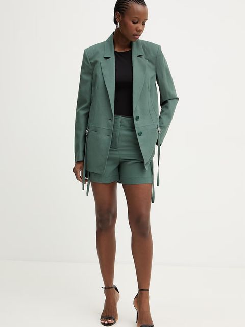 Patrizia Pepe szorty damskie z dodatkiem lnu - zdjęcie produktu nr 1