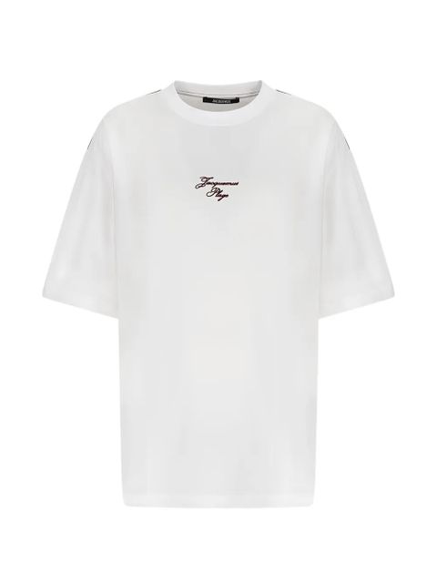 Jacquemus The Bateau sail-embroidered T-shirt - White - zdjęcie produktu nr 1